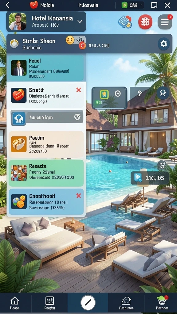 dunia77 - Fitur chat yang memungkinkan interaksi dengan pemain lain.