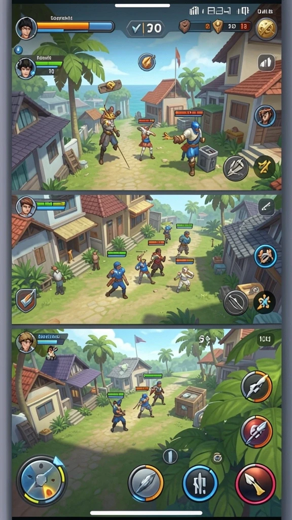 samurai555 - UI yang intuitif dan mudah digunakan.
