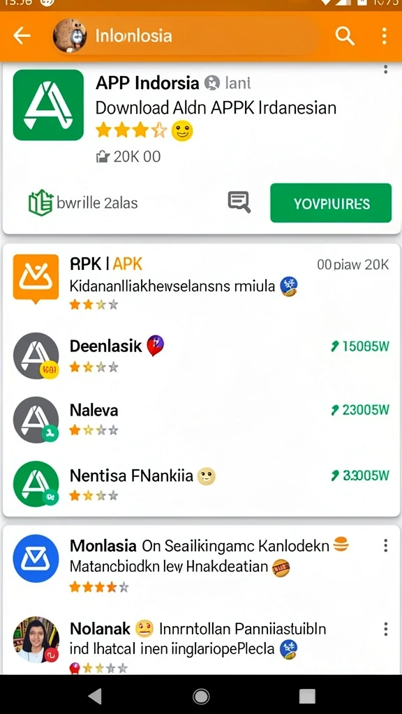 surgaplay - Tampilan menu yang mudah dinavigasi.