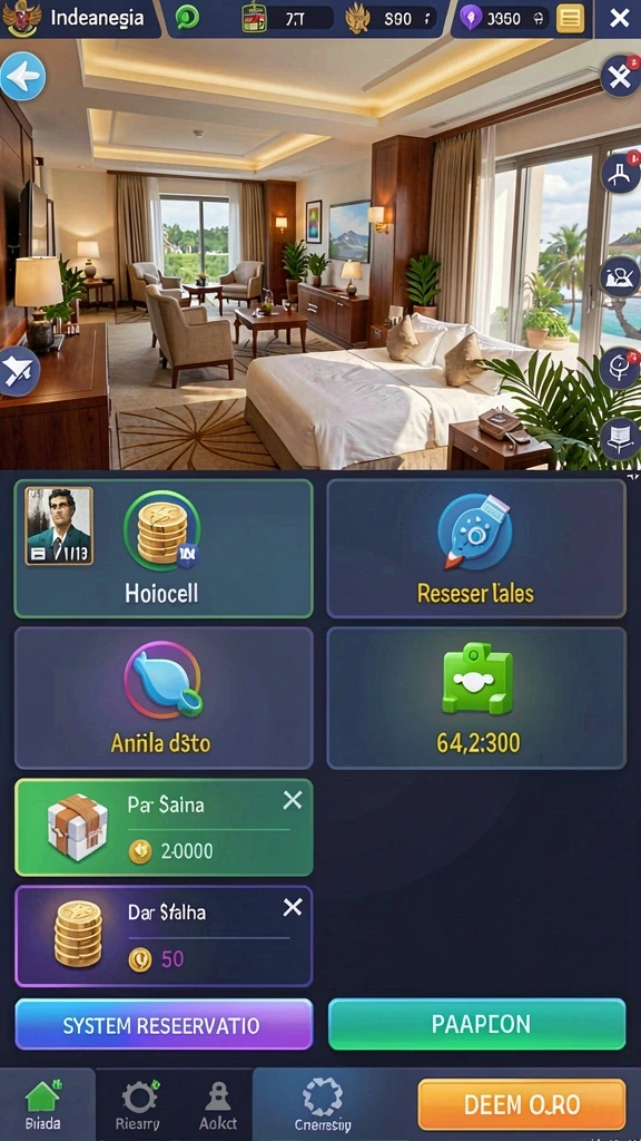 surgaplay - Antarmuka yang menarik dan responsif.