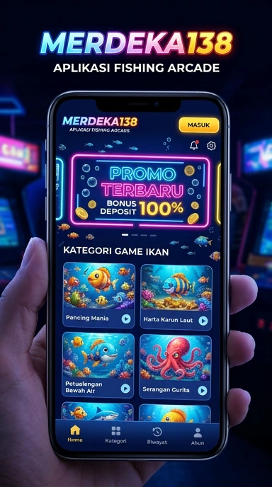 Layar utama merdeka138 — antarmuka bersih setelah instalasi